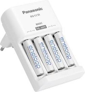 Nabíječka Panasonic MQN04, PLG-MQN04-E-4-3UTGB + 4x eneloop AAA