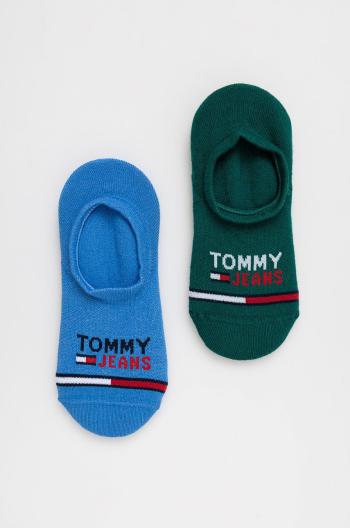Ponožky Tommy Jeans zelená barva