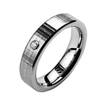 NUBIS® NWF1009 Dámský snubní prsten se zirkonem - velikost 58 - NWF1009-Zr-58