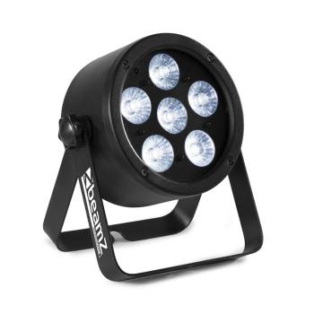 Beamz Professional BAC300, ProPar6x 8W, 4v1, LED, RGBW, stmívač, dálkový ovladač