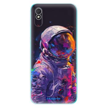 Odolné silikonové pouzdro iSaprio - Neon Astronaut - Xiaomi Redmi 9A