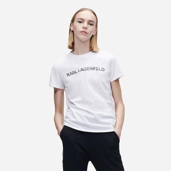 Karl Lagerfeld Elongated Zebra Logo T-Shirt 221W1725 100