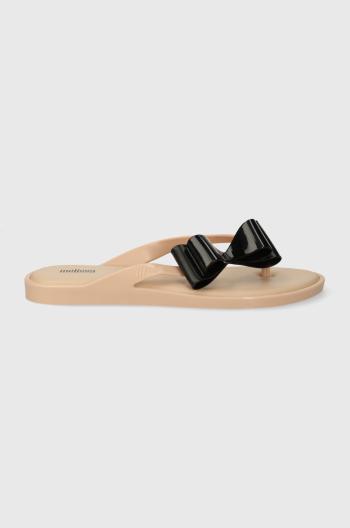 Žabky Melissa MELISSA FLIP FLOP CUTE AD dámské, béžová barva, M.33961.Q450