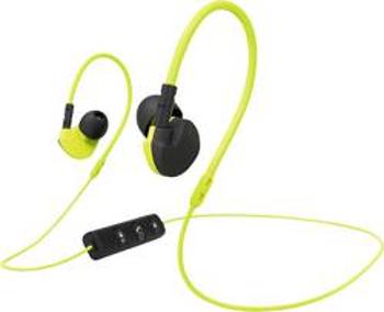 Bluetooth® sportovní špuntová sluchátka Hama Active BT 177095, žlutá