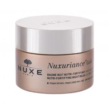 NUXE Nuxuriance Gold Nutri-Fortifying Night Balm 50 ml noční pleťový krém na suchou pleť; proti vráskám; na rozjasnění pleti; zpevnění a lifting pleti