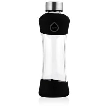 Equa Active skleněná láhev na vodu Black 550 ml