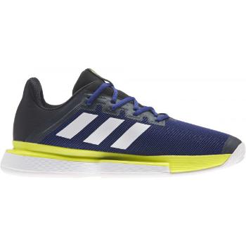adidas SOLEMATCH BOUNCE M Pánská tenisová obuv, modrá, velikost 46 2/3