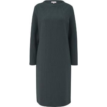 s.Oliver RL LONG SLEEVE DRESS NOOS Midi šaty, tmavě zelená, velikost