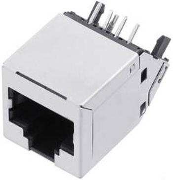 Zásuvka, vestavná encitech 3257-0003-02, RJ45 RJJS-88-142-E7A-026, kov, 1 ks