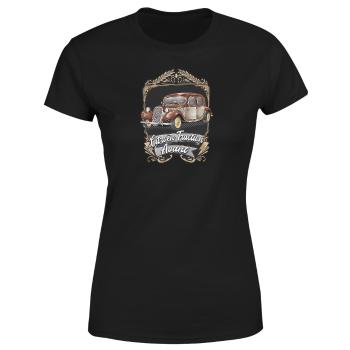 Tričko Citröen Traction Avant Brown (Velikost: 2XL, Typ: pro ženy, Barva trička: Černá)