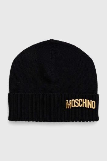 Čepice Moschino černá barva