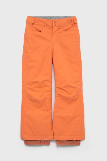 Kalhoty Roxy oranžová barva