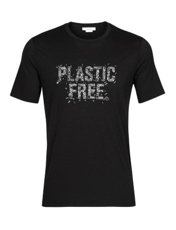 pánské triko krátký rukáv ICEBREAKER Mens Tech Lite II SS Tee Plastic Free, Black velikost: L