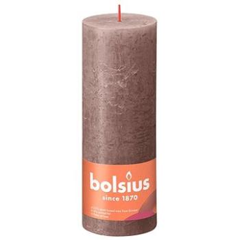 BOLSIUS rustikální sloupová taupe 190 × 68 mm (8717847149497)