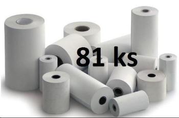 Papírový kotouč papírová páska TERMO, 80/60/12 (43m) - 80ks, 620005041
