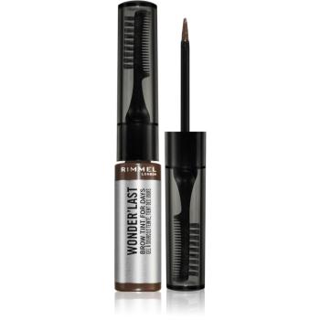 Rimmel Wonder'Last semi-permanentní gelová barva na obočí odstín 003 Medium Brown 4,5 ml