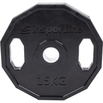 Pogumovaný olympijský kotouč inSPORTline Ruberton 15 kg 50 mm