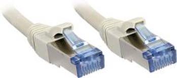 Síťový kabel RJ45 LINDY 47134, CAT 6A, S/FTP, 2.00 m, šedá