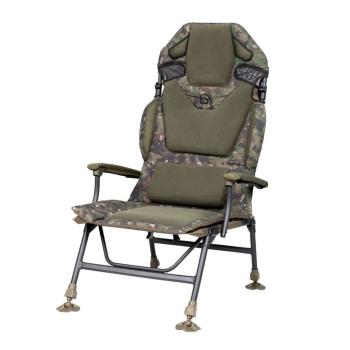 Trakker Křeslo komfortní s područkami Levelite Camo Longback Chair