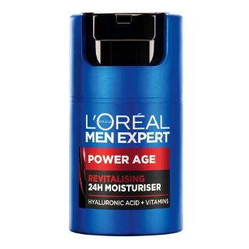 L'Oréal Paris Men Expert Power Age 24H Moisturiser 50 ml denní pleťový krém pro muže proti vráskám; zpevnění a lifting pleti; na dehydratovanou pleť