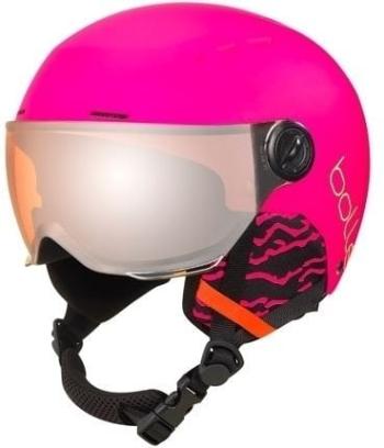 Bollé Quiz Visor Junior Ski Helmet Matte Hot Pink S (52-55 cm) Lyžařská helma