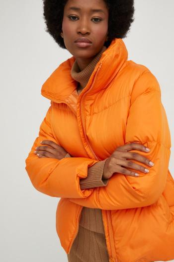 Bunda Answear Lab dámská, oranžová barva, zimní