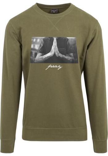 Mr. Tee Pray Crewneck olive - L