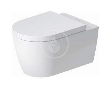 DURAVIT ME by Starck Závěsné WC se sedátkem SoftClose, Rimless, HygieneGlaze, bílá 45790920A1