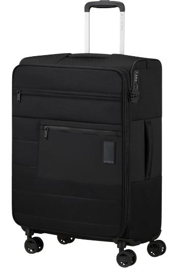 Samsonite Látkový cestovní kufr Vaycay M EXP 68/74 l - černá