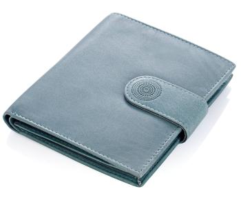 Dámská peněženka kožená mandala, modrá