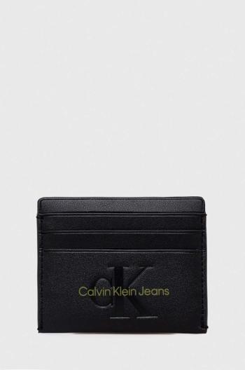 Pouzdro na karty Calvin Klein Jeans černá barva, K60K611987