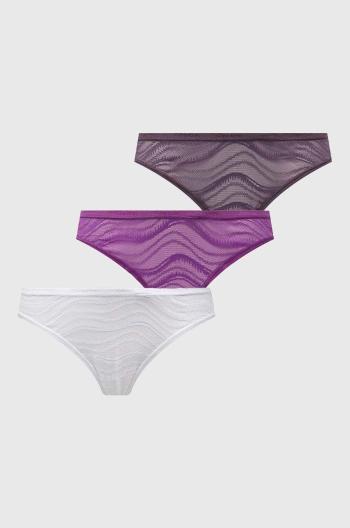 Tanga Calvin Klein Underwear 3-pack 000QD5216E