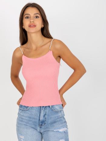 RŮŽOVÉ TÍLKO NA PERLIČKOVÁ RAMÍNKA -EM-TP-MCY02785.01P-PINK Velikost: ONE SIZE