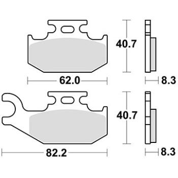 Braking brzdové destičky (sinterová směs CM44) (2ks) M501-264 (M501-264)