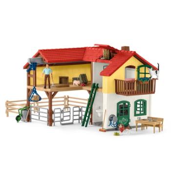 schleich ® Statek se stájí a zvířaty 42407