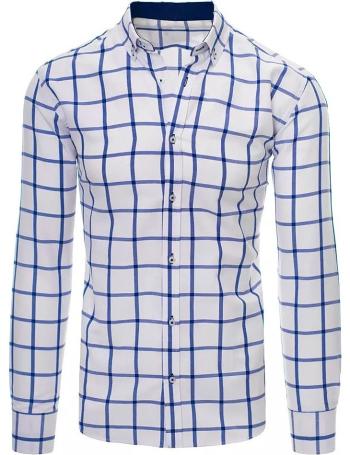 Bílo-modrá kostkovaná košile vel. 3XL