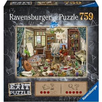 Ravensburger 167821 Exit Puzzle: Umělecké studio 759 dílků (4005556167821)