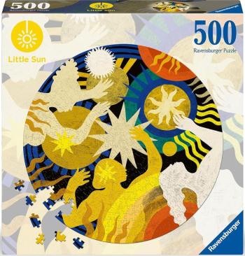 Ravensburger Kulaté puzzle Little Sun: Zapojení se 500 dílků