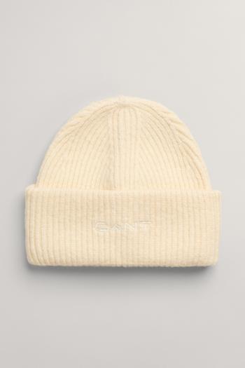 ČEPICE GANT D1. SOFT MIX RIB BEANIE bílá None