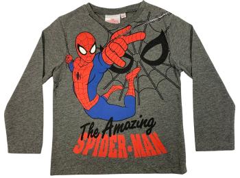 Setino Chlapecké tričko s dlouhým rukávem - Spiderman šedé Velikost - děti: 3 roky
