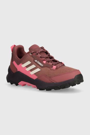 Boty adidas TERREX AX4 dámské, vínová barva, IH3522