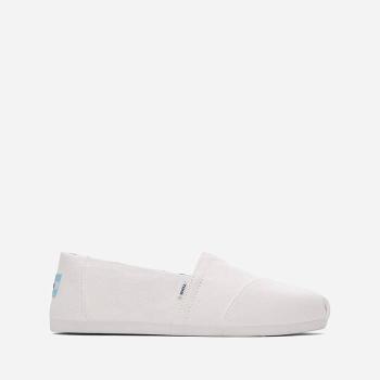 Obuv Toms Recycled Cotton Canvas ALPARGATA 10017739 WHITE