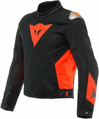 Dainese Energyca Air Tex Jacket Black/Fluo Red 60 Textilní bunda