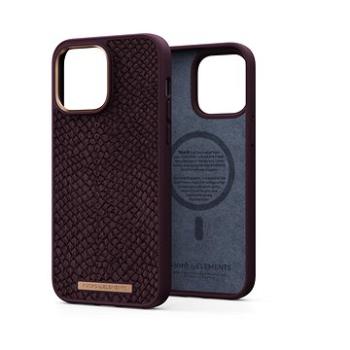 Njord iPhone 14 Pro Max Salmon Leather Magsafe Case Rust (NA44SL03)