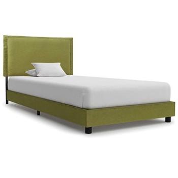 Rám postele zelený textil 90x200 cm (280996)
