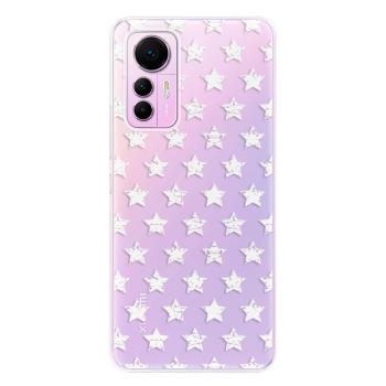 Odolné silikonové pouzdro iSaprio - Stars Pattern - white - Xiaomi 12 Lite