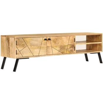 TV stolek z masivního mangovníkového dřeva 140x30x40 cm (246154)