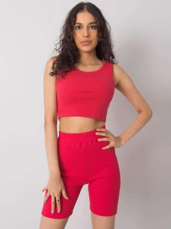 RŮŽOVÝ DÁMSKÝ CROP TOP TK-RP-TP-250521.25P-FUCHSIA Velikost: L