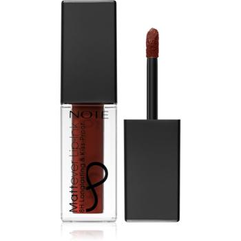 Note Cosmetique Mattever tekutá rtěnka s matným finišem 15 Urban Red 4,5 ml