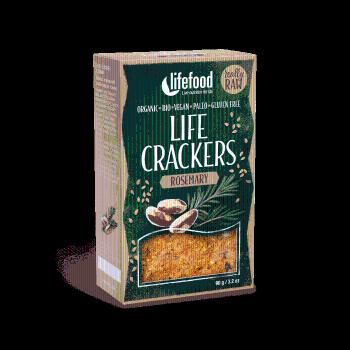 Lifefood LIFE CRACKERS BIO RAW Rozmarýnové 90 g